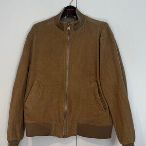 Zara zip up bomber Jacket - XL - Tan